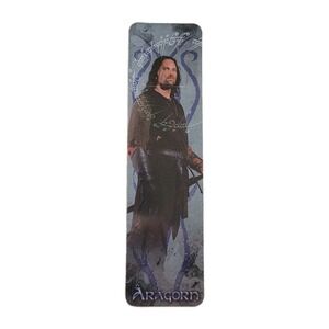 Vintage Aragorn Tab Bookmark, 2002 Lord Rings Two Towers, Y2K Movie, XTAB-622477